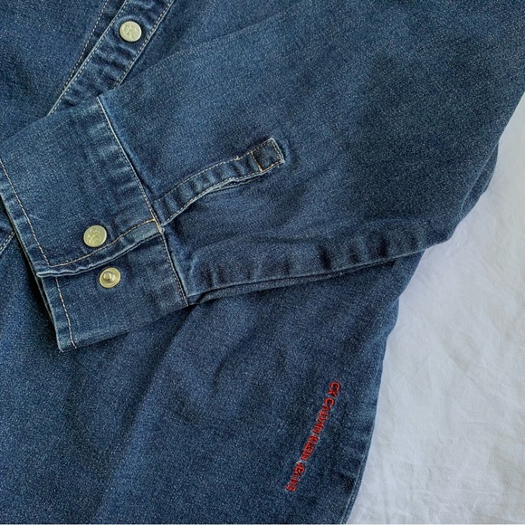 CALVIN KLEIN JEANS | Button Up Jean Shirt - Picture 3 of 3